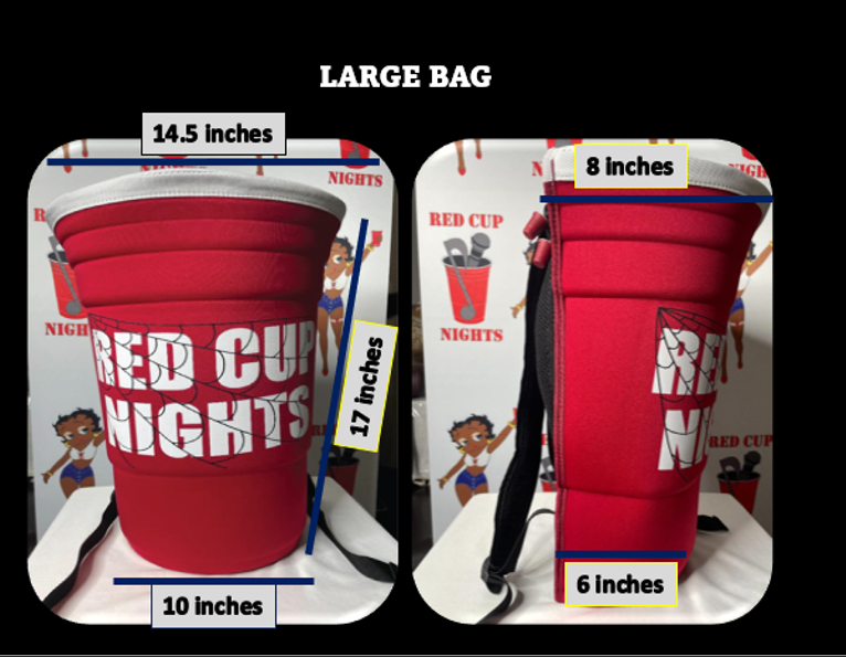 Large Red Cup Backpack