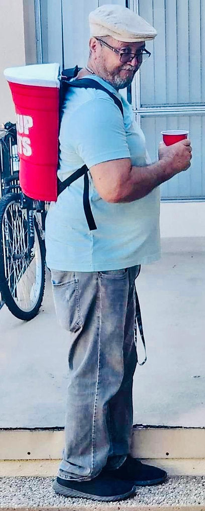 Large Red Cup Backpack